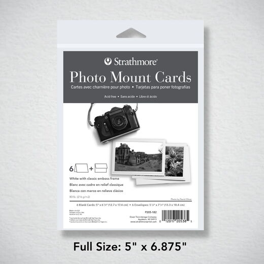 Photo Mount Cards – Classic Emboss Full Size