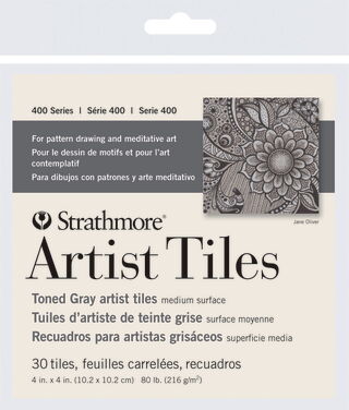 400 Series Toned Gray Artist Tiles