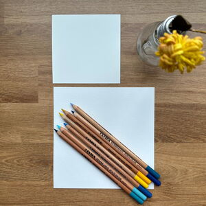 400 Series Mixed Media Artist Tiles Paper and Pencil