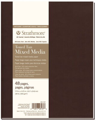 400 Series Toned Mixed Media Tan Softcover Art Journal