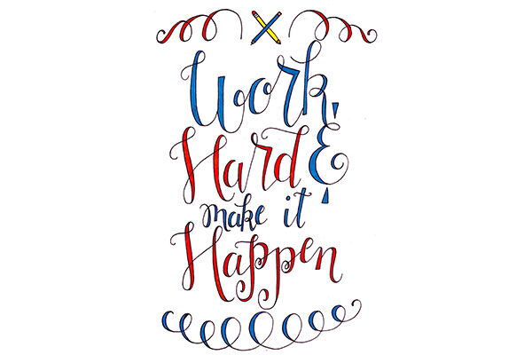 Faux Calligraphy