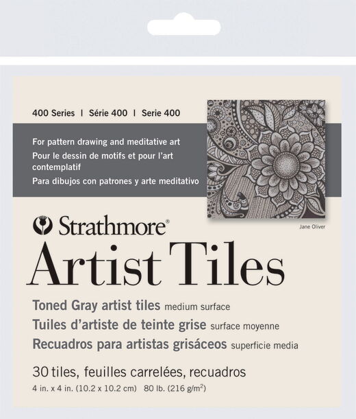 400 Series Toned Gray Artist Tiles