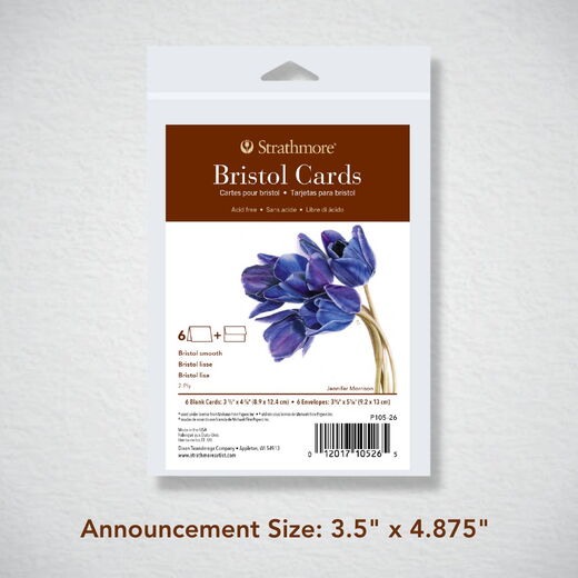 400 Series Bristol Cards 3.5"x4.875"