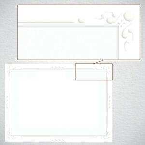Photo Mount Cards - Decorative Emboss Border