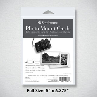 Photo Mount Cards – Classic Emboss Full Size
