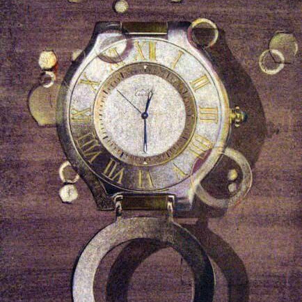"Time Slip" on Strathmore® Illustration Board - Heavyweight Vellum Surface