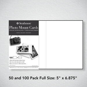 Photo Mount Cards - Decorative Emboss