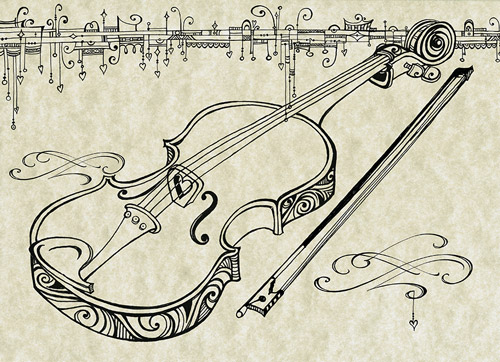 Violin by Joanne Fink