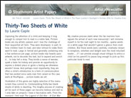 Strathmore Artist eNewsletter: Summer 2006