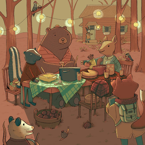 forest pot luck finish