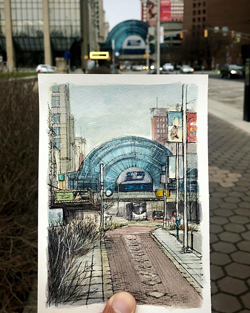 jingoillo urban sketch #1