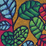 Glue and Chalk Leaves